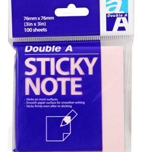 Sticky note pink 76x76
